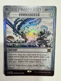 Commandeer (NM Foil) OTJ-0009 Rare MTG - Image 1