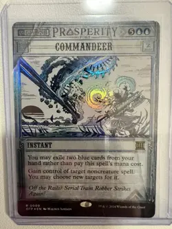 Commandeer (NM Foil) OTJ-0009 Rare MTG - Image 3