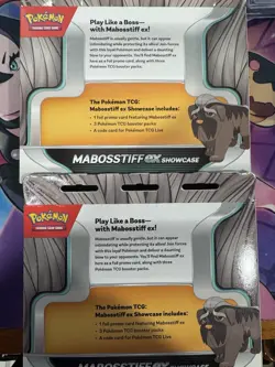 Pokemon Mabosstiff EX TCG Showcase Box x2 with Promo Card - Factory Sealed - Image 4