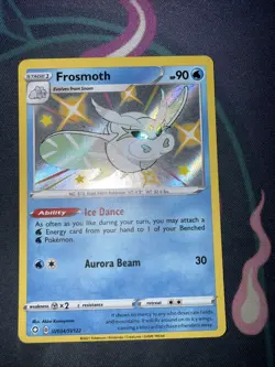 Frosmoth SV034/SV122 Shiny Holo Rare Shining Fates: Shiny Vault Pokemon Card NM - Image 4