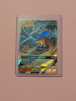 Reshiram & Charizard GX 20/214 Sm-Unbroken Bonds Holo Ultra Rare NM Pokemon TCG - Image 1