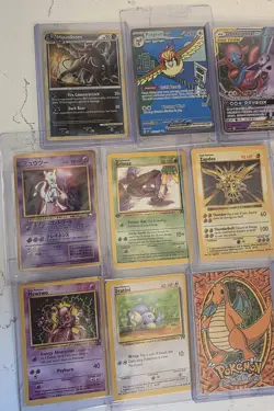 Pokemon Card Lot - Vintage, Shadowless Zapdos, Mewtwo Promo, 1st Ed + EX - Image 2