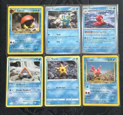 Pokemon TCG Six Card Yuka Morii Lot - Water Type (English) - NM/LP - Image 1