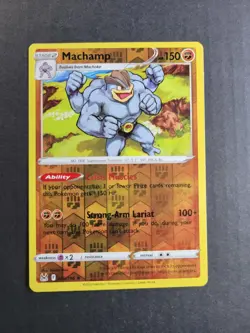 Machamp 88/196 Pokemon TCG SW&SH Lost Origin Reverse Holo Rare NM - Image 2
