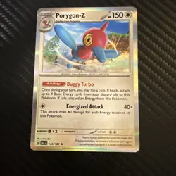 Porygon-Z 144/182 - Paradox Rift - Holo Rare - Pokemon Card TCG - Image 1
