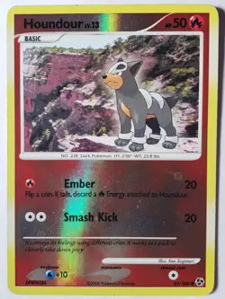 REVERSE HOLO Houndour 69/106 LP / VLP - Great Encounters Pokemon Card - Image 1