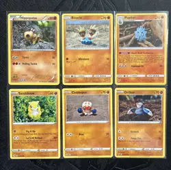 Pokemon TCG Six Card Yuka Morii Lot - Fighting Type (English) - NM/LP - Image 1
