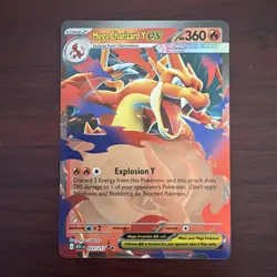 Pokemon Mega Charizard Y Ex Mega Evolutions- Ascended Heros 022/217 NM - Image 1