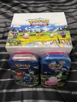 Pokemon TCG Ascended Heroes MINI TIN DISPLAY BOX 10x Tins + 2 Extra - Image 1