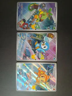 Pokemon 2026 First Partner Illustration Collection Series 1 Promos Set 3 (40-42) - Image 1