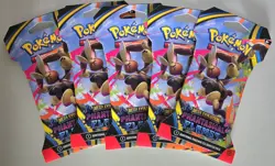 5 Pokemon TCG Mega Evolutions Phantasmal Flames Booster Packs lot of 5 - Image 1