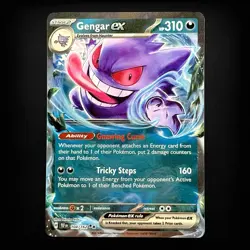 Gengar ex 104/162 SV05: Temporal Forces Pokemon TCG Holo NM - Image 1