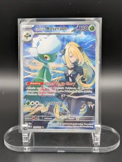 Cynthia's Roserade #184/182 (Destined Rivals) SV10:DRI *ILLUS. RARE* Pokemon NM - Image 1