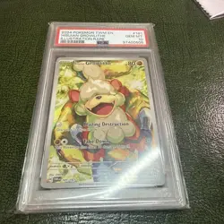 Hisuian Growlithe 181/167 Pokemon Twilight Masquerade Illustration Rare PSA 10 - Image 1