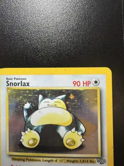 Snorlax Holo Rare 11/64 1999 Pokemon Jungle Heavy Played - Image 4
