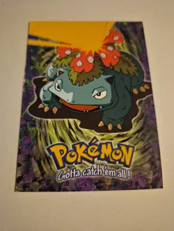 1999 Topps Pokemon Venusaur #E3 of 12 Stage 3 Movie Edition Blue Topps Logo - Image 1