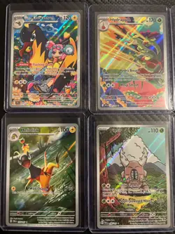Pokemon TCG - Pinser, Kilowattrel, Gothorita, Alakazam & more! 8 IR Lot - Image 1