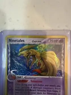 Pokemon Ninetales Delta Species 8/101 Dragon Frontiers Holo Rare Stage 1 70 HP - Image 2