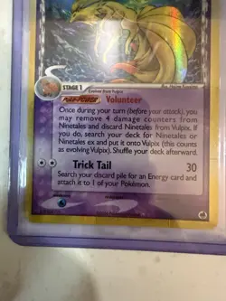 Pokemon Ninetales Delta Species 8/101 Dragon Frontiers Holo Rare Stage 1 70 HP - Image 3
