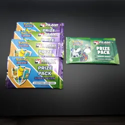 Pokemon Prize Pack 4x Series 7, 1x Series 8 Sealed - Image 1