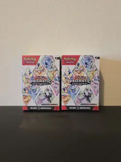 (2x) Two Pokemon Prismatic Evolutions Booster Bundles New Factory Sealed - Image 1