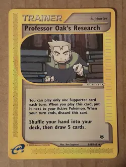 Pokemon Professor Oak's Research 149/165 Expedition LP See Pictures - Image 1