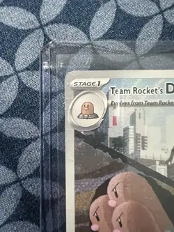 Pokemon Team Rocket's Dugtrio 239/217 ASC Full Art Rare Holo Stage 1 English - Image 2