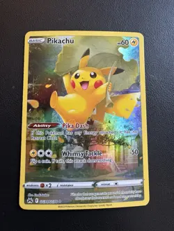 POKEMON TCG PIKACHU GG30/GG70 SWSH CROWN ZENITH GALARIAN GALLERY!! - Image 1