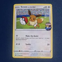 Pikachu Sobble Scorbunny Eevee Grookey On The Ball Pokemon Futsal Promo NearMint - Image 4