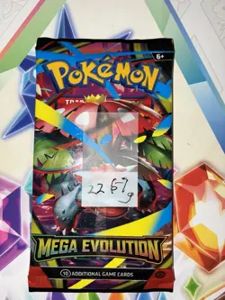 (HEAVY) 22.57g Pokemon TCG Mega Evolution Booster Pack (SEALED)✅ - Image 2