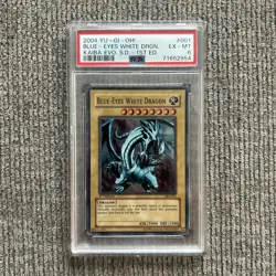 YuGiOh Blue Eyes White Dragon PSA 6 SKE 001 - Image 1