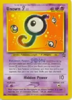 Wizards Black Star Promos Unown J - 38 - Spell of the Unown: Entei VHS/DVD relea - Image 1