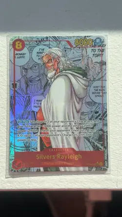 Silvers Rayleigh Manga Alt Art English OP08-118 One Piece Two Legends - Image 1