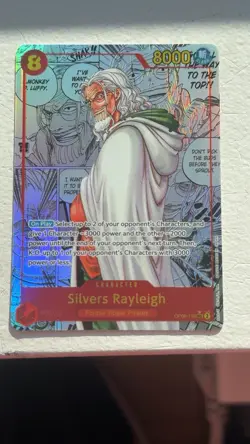 Silvers Rayleigh Manga Alt Art English OP08-118 One Piece Two Legends - Image 3