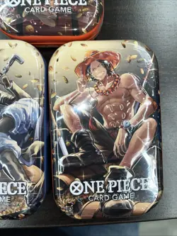 One Piece Tin Pack Set Vol. 2 Lot of 3 New Sealed English - Image 4