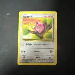 Pokemon TCG Jigglypuff Base Set 2 77/130 Regular Unlimited Common D5 - Image 1