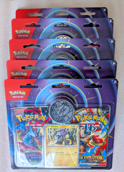 Pokemon 5x Mega Evolution & Phantasmal Flames 2-Pack Blister Display - Image 1
