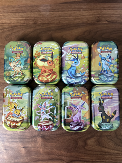 Eevolutions Mini Tin Set Pokemon Prismatic Evolutions TINS ONLY READ DESCRIPTION - Image 1