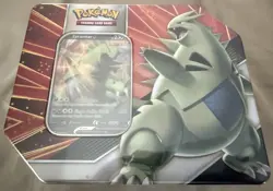 Pokemon TCG V Strikers Tyranitar Tin-5 Booster Pack 820650809552 - Image 1