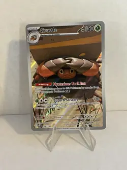 Pokemon TCG Crustle 186/182 Destined Rivals Illustration Rare - Image 1