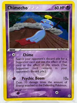 Chimecho 17/101 EX Hidden Legends Reverse Holo Stamped Rare Vintage Pokemon Card - Image 1