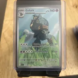 Golurk 123/086 Illustration Rare IR Black Bolt NM Eng Pokemon TCG - Image 1