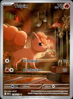 Vulpix 138/132 Illustration Rare - Pokemon ME01: Mega Evolution NM - Image 1