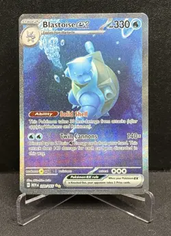 Pokemon Blastoise EX 200/165 Special Illustration Rare SV Scarlet & Violet 151 - Image 1