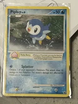 Vintage Pokemon TCG Piplup 72/100 Majestic Dawn Regular - Image 1