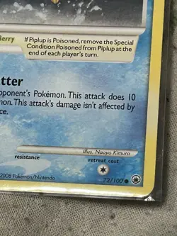 Vintage Pokemon TCG Piplup 72/100 Majestic Dawn Regular - Image 3