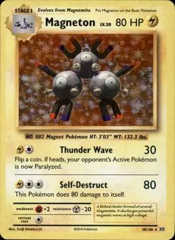Magneton 38/108 Holo - Pokemon XY - Evolutions - Image 1