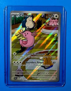 Pokemon Twilight Masquerade Chansey Illustration Rare 187/167 - Fresh From Pack! - Image 1