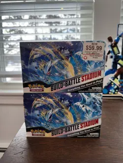 Pokemon - Sword & Shield - Silver Tempest - Build & Battle Stadium (Lot of Two) - Image 1