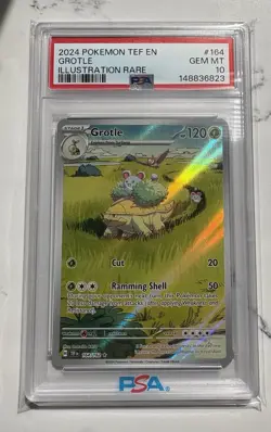 Grotle 164 2024 Pokemon TEF EN Illustration Rare - Image 1
